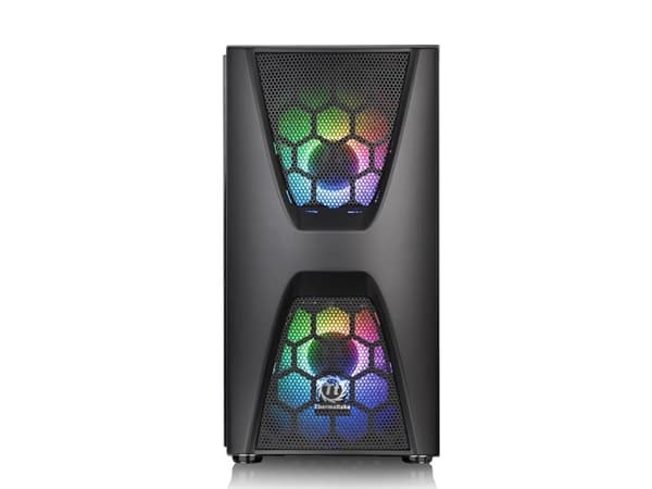 Thermaltake Commander C34 TG - ARGB Edition - tower - ATX - genomskinlig sidopanel (härdat glas) - ingen strömförsörjning (PS/2) - svart - USB/ljud