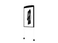 Miniatyrbilde 4 av 5: HI-ND Ceiling Solution - Monteringssett (hylster) - dobbeltside - for digitalsignerings-LCD-panel - metall - svart, RAL 9005 - skjermstørrelse: 55" -