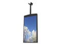 Miniatyrbilde 2 av 5: HI-ND Ceiling Solution - Monteringssett (hylster) - dobbeltside - for digitalsignerings-LCD-panel - metall - svart, RAL 9005 - skjermstørrelse: 55" -