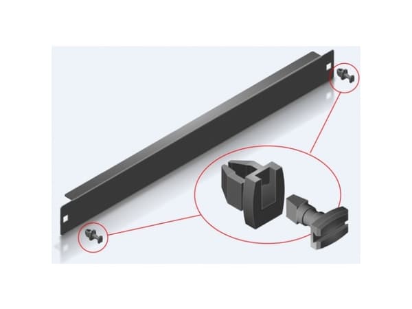 Intellinet Network Solutions Panel maskujący 1U do szaf rack 19" czarny (922197)