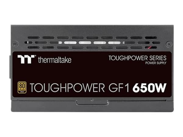 Thermaltake ToughPower GF1 650W - TT Premium Edition - nätaggregat (intern) - ATX12V - 80 PLUS Gold - 650 Watt - aktive PFC - svart