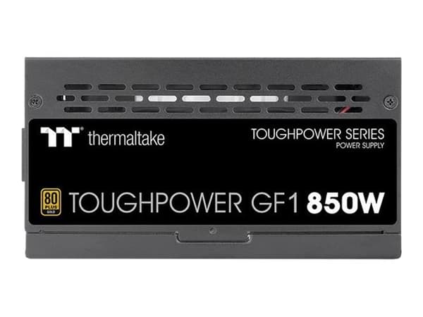 Thermaltake ToughPower GF1 850W - TT Premium Edition - strømforsyning (intern) - ATX12V - 80 PLUS Gold - 850 watt - aktiv PFC - svart Sort