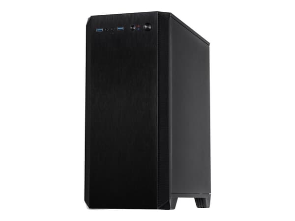 Inter-Tech H-606 - Tower - micro ATX - ingen strömförsörjning - USB/ljud Svart