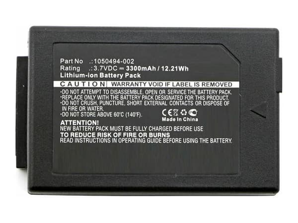 CoreParts - Håndholdt batteri (tilsvarer: Teklogix WORKABOUT PRO G3, Teklogix WORKABOUT PRO G4) - litiumion - 3300 mAh - 12 Wh - svart - for Zebra Wo