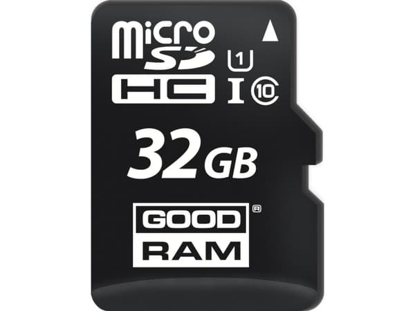 Goodram M1A0, 32 GB, MicroSDHC, Klasse 10, UHS-I, 100 MB/s, 10 MB/s