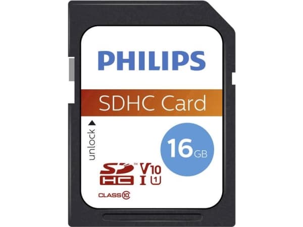 Philips FM16SD45B - Flashminnekort - 16 GB - Class 10 - SDHC UHS-I