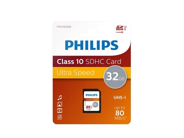 Philips FM32SD45B/10 32 GB SDHC UHS-I Luokka 10