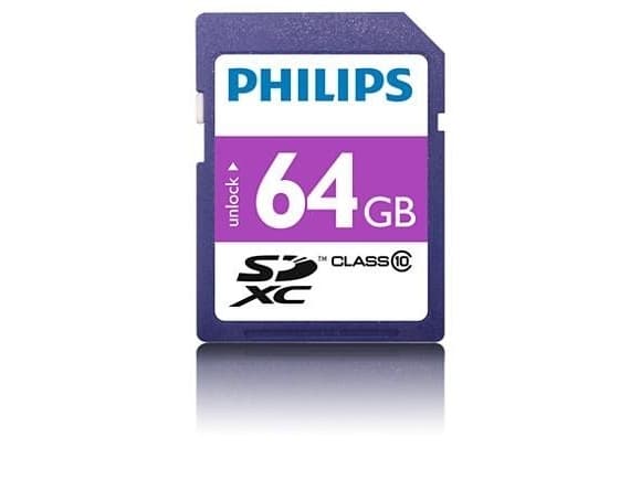 Philips FM64SD55B - Flash-minneskort - 64 GB - Class 10 - SDXC