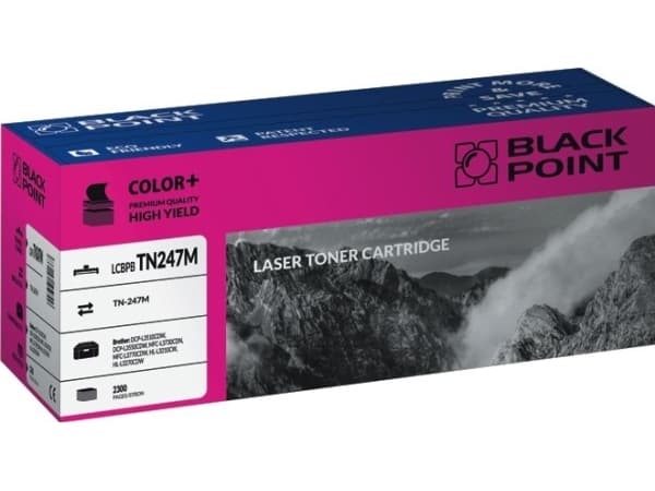 Black Point - Magenta - kompatibel - tonerpatron (alternativ for: Brother TN247M) - for Brother DCP-L3510, L3517, L3550, HL-L3270, L3290, MFC-L3710,