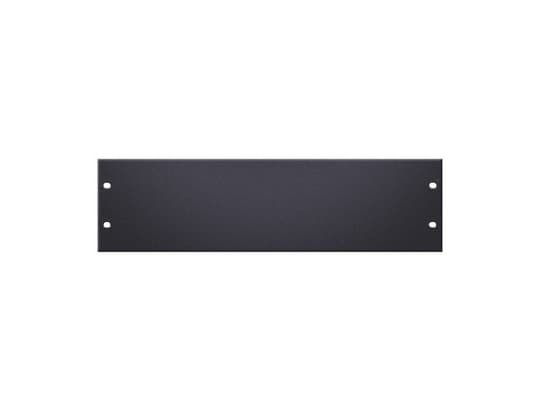 adam hall 87223, Blank panel, Svart, Gjuten aluminium, 3U, 48,3 cm (19"), 19 mm