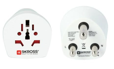 Skross 1.500224-E, Type M, Universell, Hvit