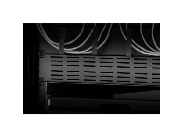 Renkforce RF-3429460 19 tommer Netværksskab-afblænding 2 U med ventilationsslidser Mørkegrå