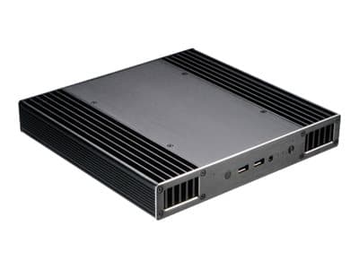 Akasa Plato X8 - USFF - UCFF - ingen strømforsyning - USB/lyd Sort