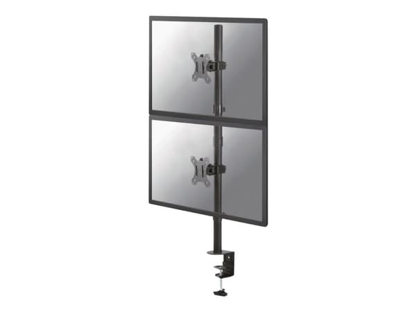 Neomounts FPMA-D550DV - Monteringssett - for 2 LCD-skjermer - svart - skjermstørrelse: 10"-32" - klemmemonterbar, malje, skrivebordsmonterbar