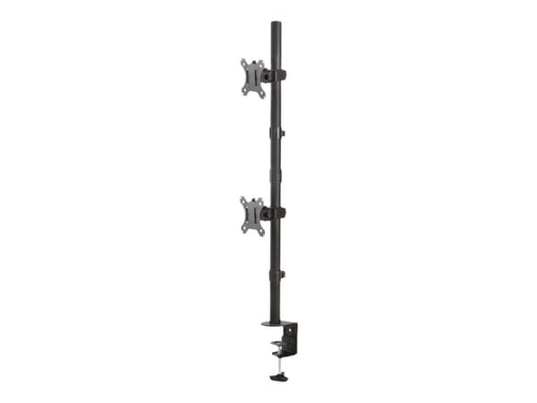 Neomounts FPMA-D550DV - Monteringssett - for 2 LCD-skjermer - svart - skjermstørrelse: 10"-32" - klemmemonterbar, malje, skrivebordsmonterbar