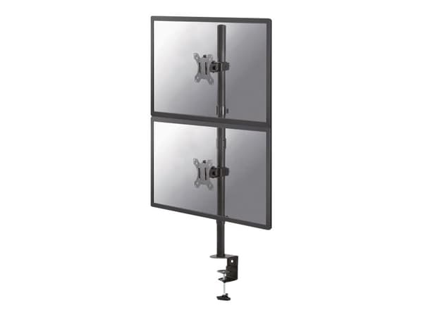 Neomounts FPMA-D550DV - Monteringssett - for 2 LCD-skjermer - svart - skjermstørrelse: 10"-32" - klemmemonterbar, malje, skrivebordsmonterbar