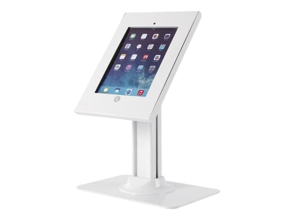 Neomounts TABLET-D300 - Ställ - för surfplatta - låsbar - vit - skrivbord - för Apple 9.7-inch iPad Pro; iPad; iPad 2; iPad Air; iPad Air 2; iPad wit