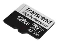 Transcend High Performance 330S - Flashminnekort - 128 GB - A2 / Video Class V30 / UHS-I U3 - microSDXC UHS-I