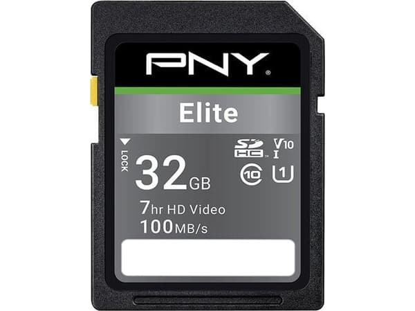 PNY Elite - Flashhukommelseskort - 32 GB - UHS-I U1 / Class10 - SDHC UHS-I