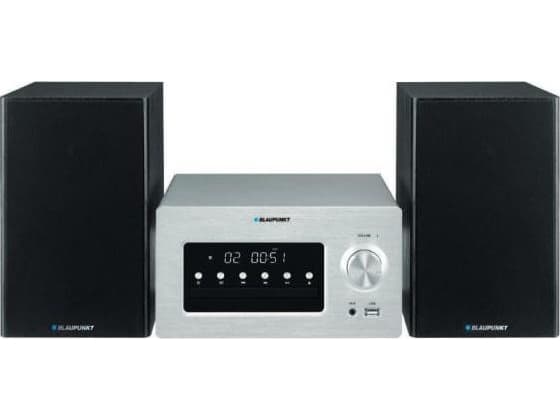 Blaupunkt MS70BT, 2.0 kanaler, Kabel & Trådlös, 140 W, Svart, Grå