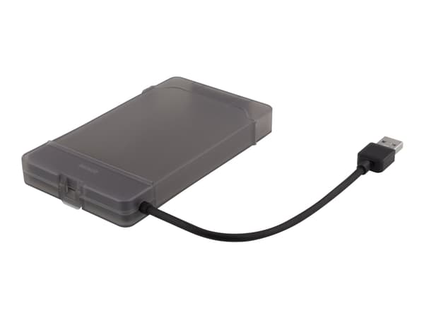 DELTACO - Lagringspakke - 2,5" - SATA 6Gb/s - USB 3.1 (Gen 1) - svart