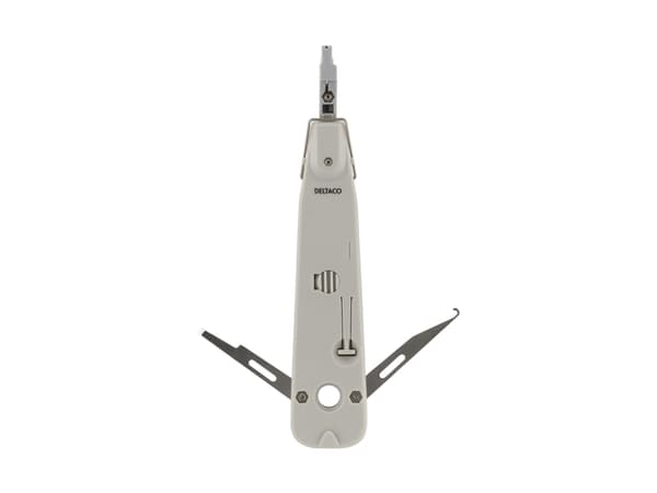 DELTACO VK-262 - Perforeringsverktyg - vit