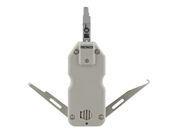 Compact network cable punchdown tool, Krone LSA, white