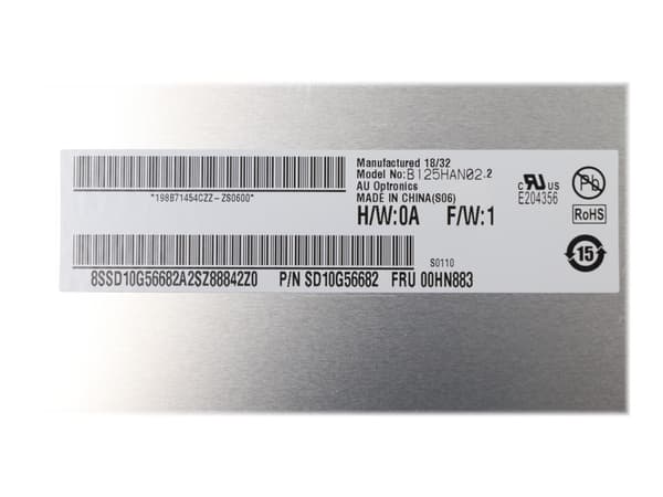 Lenovo - 12,5" (31,8 cm) FHD IPS blendfritt 2,3t panel - FRU