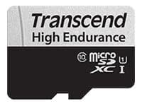Transcend 350V - Flashminnekort (SD-adapter inkludert) - 64 GB - UHS-I U1 / Class10 - microSDXC UHS-I