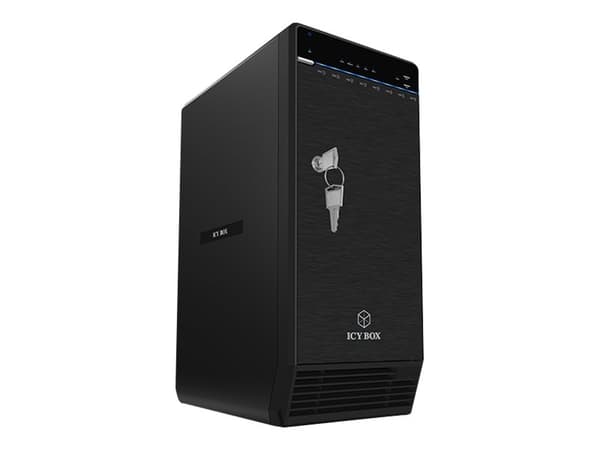 ICY BOX IB-3780-C31 - Harddiskarray - 8 brønner (SATA-600) - USB 3.1 Gen 2 (ekstern)