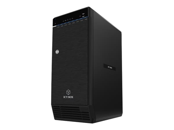 ICY BOX IB-3780-C31 - Harddiskarray - 8 brønner (SATA-600) - USB 3.1 Gen 2 (ekstern)