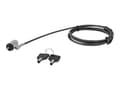 Miniatyrbilde 5 av 5: StarTech.com 6ft (2m) Laptop Cable Lock with Keys, Keyed Security Cable Lock for Compatible K-Slot Laptops, Desktops, Computers & Other Devices, Anti