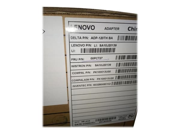 Lenovo - Strømadapter - AC 100-240 V - 120 watt - for IdeaCentre 310-15; 310S-08; 510-23; 520-24; 520-27; V310; V330-20ICB AIO; V410; V510