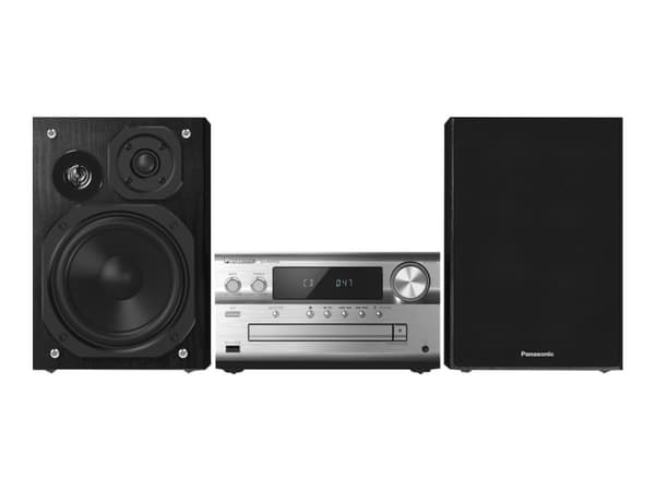 Panasonic SC-PMX94EG-S, Kodin mikroaudiojärjestelmä, Musta, Hopea, 120 W, 2-suuntainen, 14 cm, 19 cm