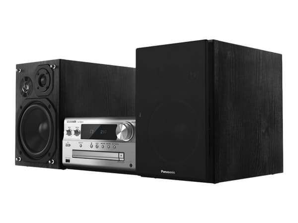 Panasonic SC-PMX94EG-S, Kodin mikroaudiojärjestelmä, Musta, Hopea, 120 W, 2-suuntainen, 14 cm, 19 cm