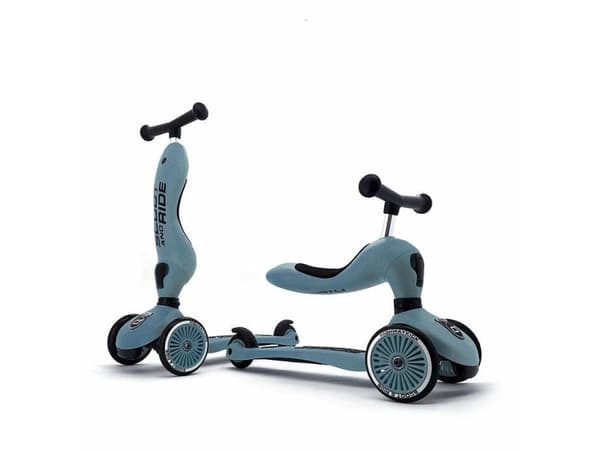 Scooter ScootAndRide Highwaykick 1 Srebrny (96271)