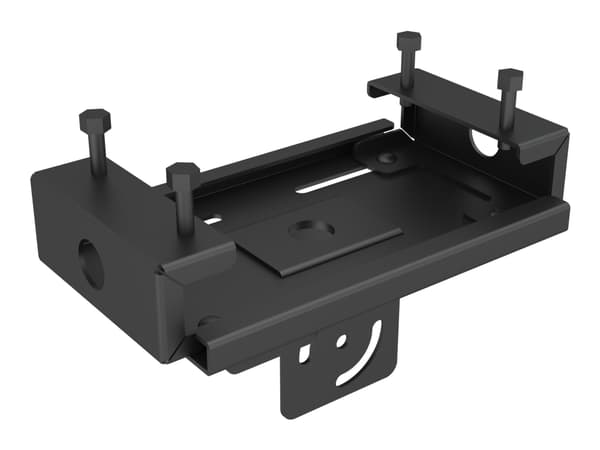 Multibrackets 6386, Puristin, Musta, Terästä, 90 kg, 2,1 kg, 230 mm
