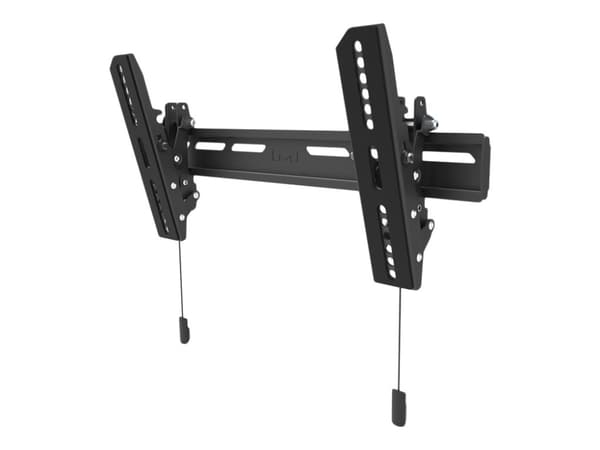 Multibrackets M OLED Super Slim Tilt - Konsol - för LCD-TV/välvd LCD-TV - plast, aluminium, stål - svart - skärmstorlek: 32"-65" - väggmonterbar