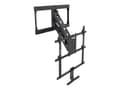 Miniatyrbild 4 av 5: Multibrackets M Pull Down Full Motion Flexarm - Monteringssats (vridbar arm, väggfäste) - för LCD-display - stål - svart - skärmstorlek: 40"-65"