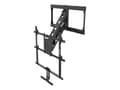 Miniatyrbild 1 av 5: Multibrackets M Pull Down Full Motion Flexarm - Monteringssats (vridbar arm, väggfäste) - för LCD-display - stål - svart - skärmstorlek: 40"-65"