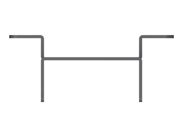 Multibrackets M Pro Series Connecting plate - Monteringskomponent (monteringsplatta) - för soundbar - stål - svart