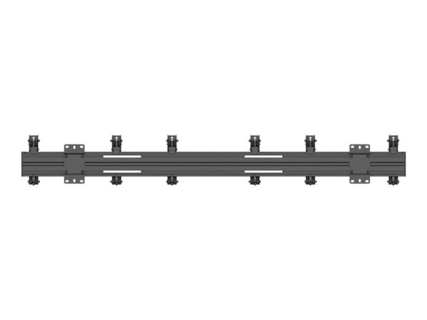 Multibrackets PRO Series M Wallmount Pro MBW3U Tilt 200 - Konsol - för 3 LCD-bildskärmar - plast, aluminium, stål - svart - skärmstorlek: 27"-32" - v