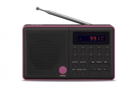 ELTRA Radio PLISZKA USB, FM musta