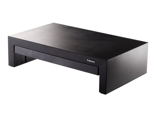 Fellowes Designer Suites Monitor Riser - Höjdjusterbart bildskärmsställ - svart, päron