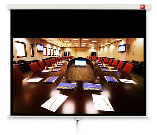 Avtek International Cinema 240, Manuell, 2,72 m (107"), 129,5 cm, 2,3 m, 16:9, Matt Vit Vit