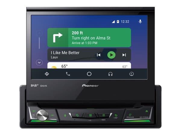 Pioneer AVH-Z7200DAB - DVD-vastaanotin - näyttö - 7" - kosketusnäyttö - korvakäytävään asennettava laite - Single-DIN - 50 wattia x 4 kpl