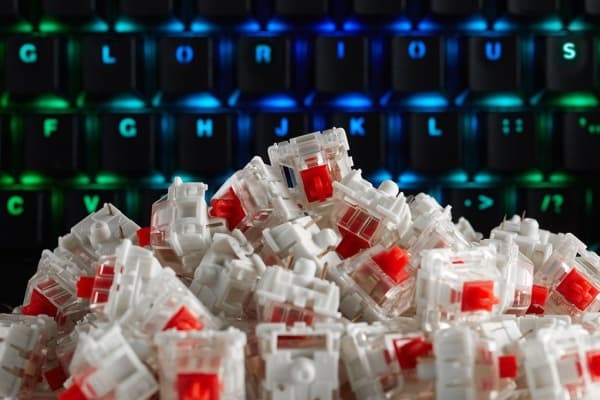 Gateron - Tastatursvitsj - rød (en pakke 120) - for GMMK Full Size ISO - Customized