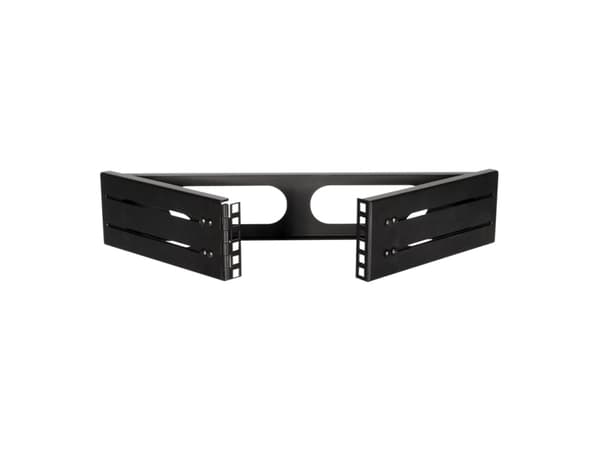 LogiLink W02B40B, monteringsbrakett, svart, 12 kg, 2U, 48,3 cm (19"), 494 mm