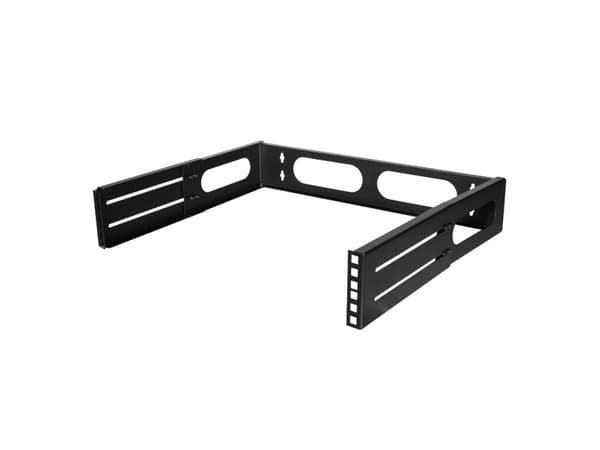 LogiLink W02B40B, monteringsbrakett, svart, 12 kg, 2U, 48,3 cm (19"), 494 mm
