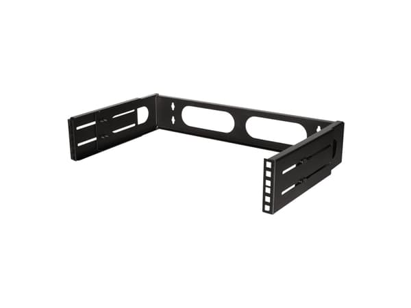 LogiLink W02B40B, monteringsbrakett, svart, 12 kg, 2U, 48,3 cm (19"), 494 mm
